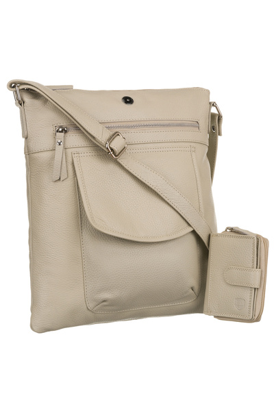 Other PTN D72-DS-5131 light beige leather bag