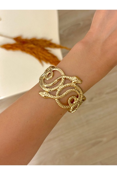 YOUES JEWELRY Çelik Kalın Kelepçe Bilezik Ayarlanabilir Kadın Erkek Unisex