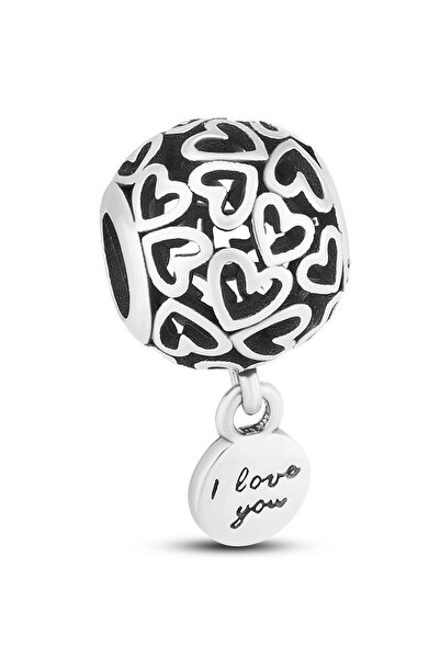 Other Pandantiv rotund cu inimă din argint pentru brățară modulară - Peterson