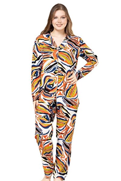 bipamuk Amore Casa Premium Long Sleeve Cotton Fabric Women's Pajama Set S/3Xl