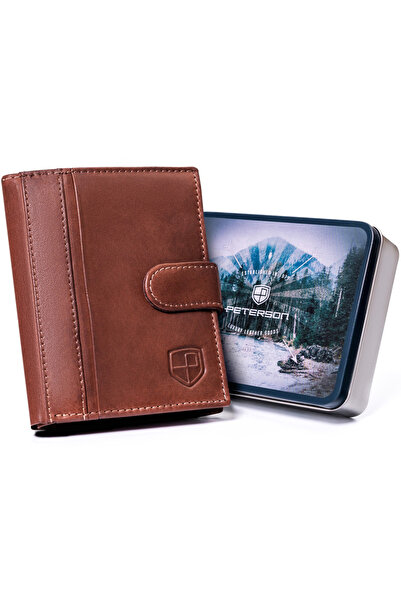 Other Men's leather zip-up card wallet - Peterson