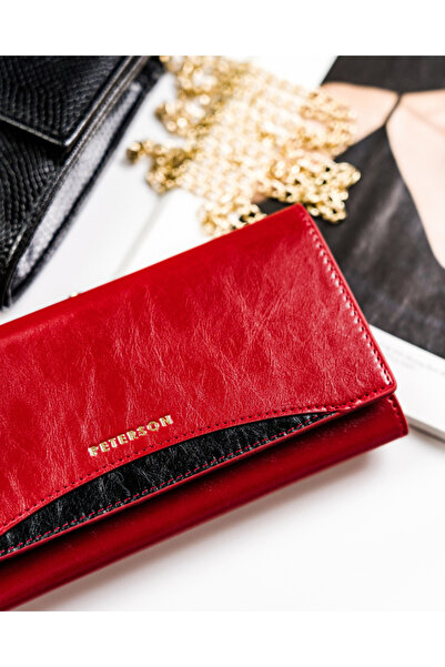 Other Elegant women's leather wallet with RFID protection - Peterson