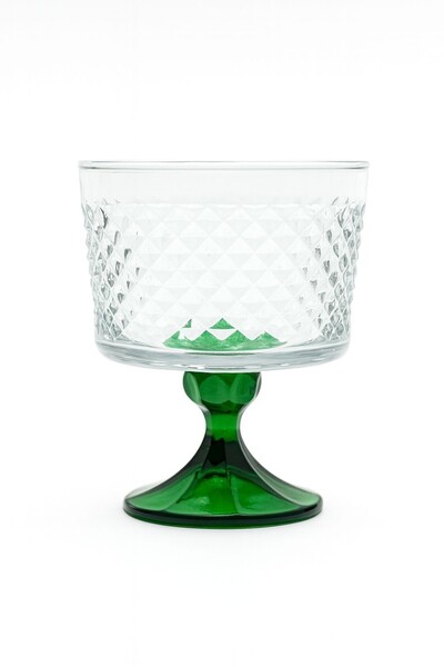 Mirano Cam Tasarım VİLOREY DEKORLU (KESME) EL İŞİ 11 CM LOKUMLUK – İKRAMLIK –...