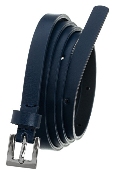 Other Curea clasică, îngustă, pentru femei, cu cataramă din metal argintiu