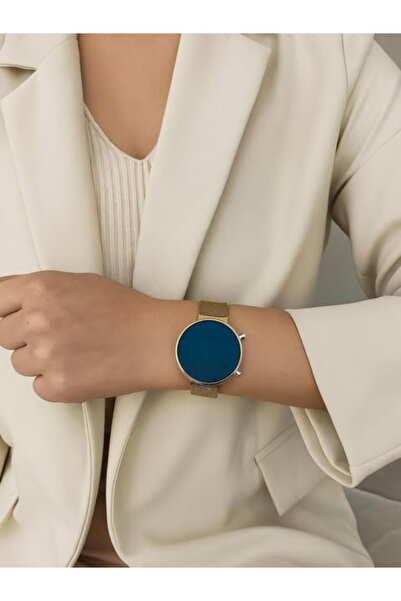 Hilalin Dünyası Çelik Ayarlanabilir Mıknatıslı Kordon Unisex Dijital Gold Ren...