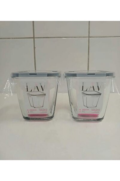 Mask L Av Fresco Vertical Glass Lockable Storage Container Set of 2 700C