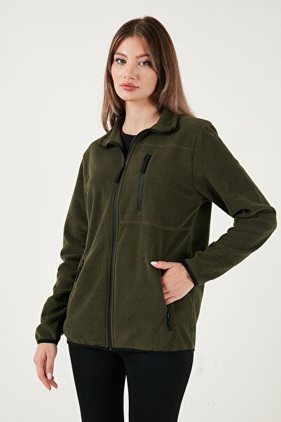 Buratti Slim Fit Pockets Zippered Anti-Pilling Non-Pilling Cold-Proof Fleece Cardigan Unisex Hi