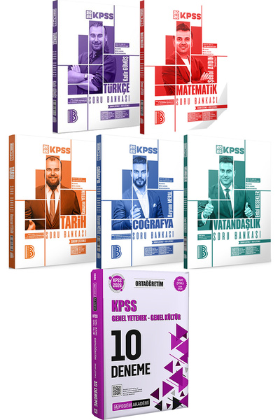Benim Hocam Yayınları 2026 KPSS Türkçe Matematik Tarih Coğrafya Vatandaşlık S...