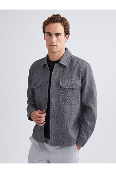 LC Waikiki Southblue Regular Fit Men's Long Sleeve Shirt Jacket