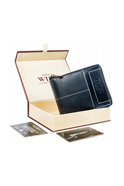 Other Men's Large Leather Zipper Wallet - Always Wild