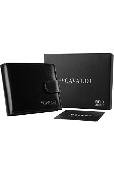 Other Portofel din piele 0035L-BS-RFID NEGRU