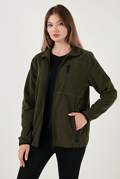 Buratti Slim Fit Pockets Zippered Anti-Pilling Non-Pilling Cold-Proof Fleece Cardigan Unisex Hi