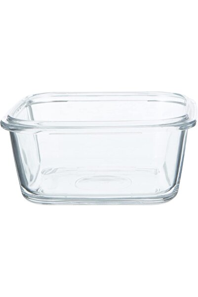 Mask L Av Fresco Square Lockable Glass Storage Container Set of 2 720 Cc