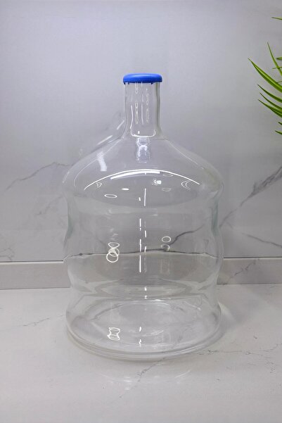 Albergio 10 Litre Cam Damacana – Sebil Uyumlu, Plastik Kapaklı