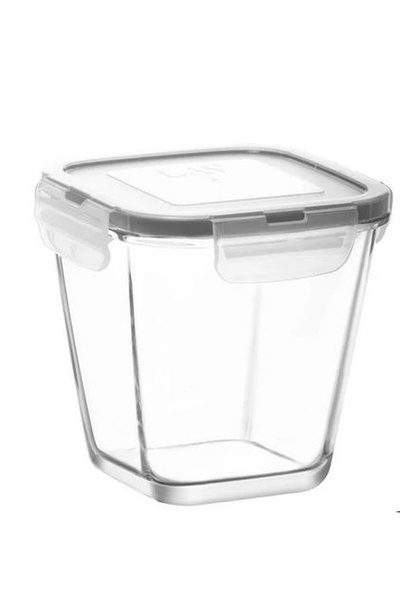 Mask L Av Fresco Vertical Glass Lockable Storage Container Set of 2 700C