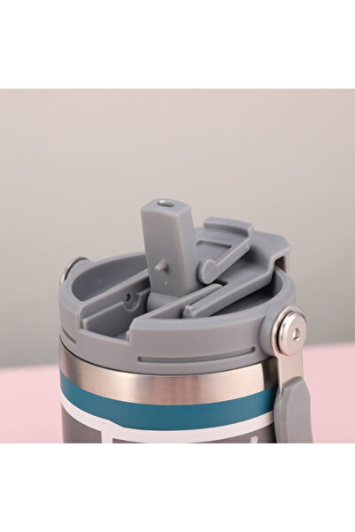 Generic TIANKMER 30 oz Tumbler with Handle and Straw, Stainless Steel Insulated Water Bottle Leak Proof Coff