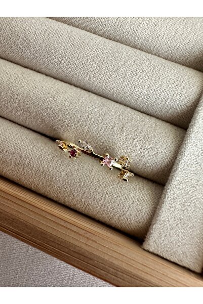 ringbox Gold Pink Tone Crispy Ring