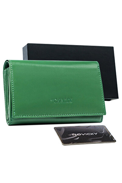 Other Women's Leather Wallet RD-22-GCL-0924 Turquoise