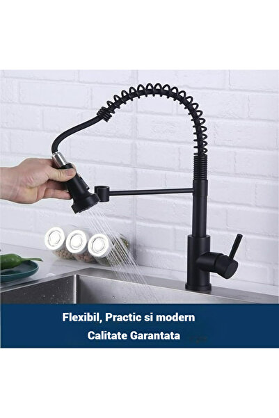 OEM Mixer, 360° Rotating Kitchen Faucet, Flexible with Spring