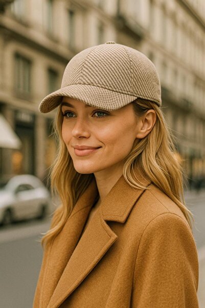 FELLMENS Camel Cashmere Women's Cap Hat