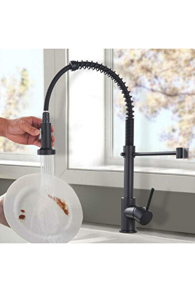 OEM Mixer, 360° Rotating Kitchen Faucet, Flexible with Spring