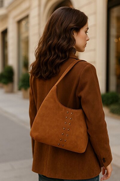 citycenterfashion Women's Trock Suede Shoulder Bag Cty-Lbn-1056