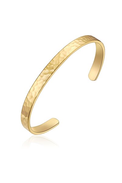 True Rebels Edelstahlarmreif Armreif Edelstahl gelbgold