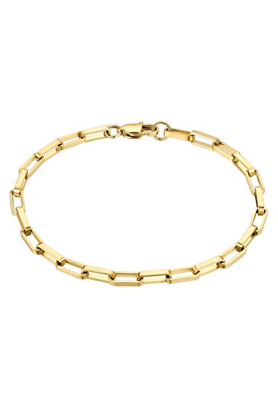 True Rebels Edelstahlarmband Armband Edelstahl gelbgold