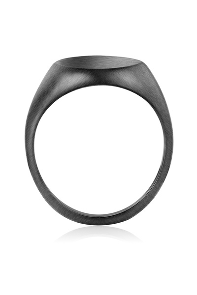 True Rebels Edelstahlring Ring Edelstahl gunmetal