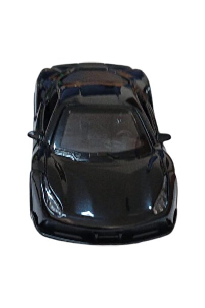 PAZAR DÜNYASI Pull Drop Metal Car - 4311B - Black (Lisinya)