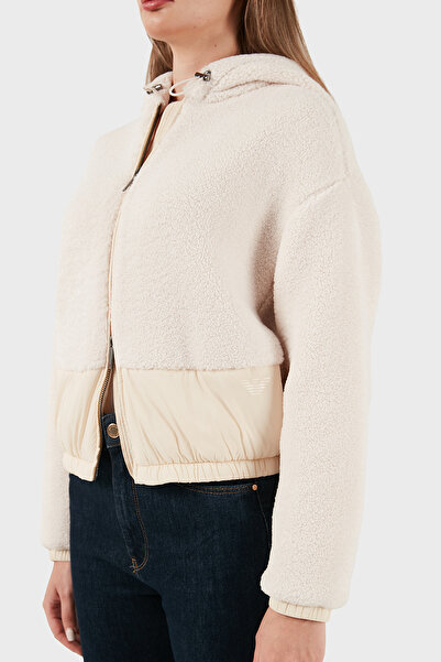 Emporio Armani Soft Textured Regular Fit Hooded Coat Coat Ew001371 Af16465 U1144