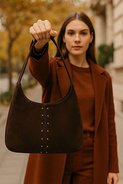 citycenterfashion Women's Trock Suede Shoulder Bag Cty-Lbn-1056