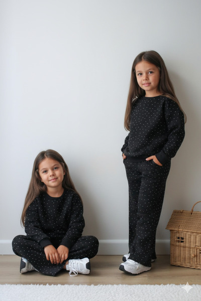 HÜMAKİDSWEAR Puantiye Kız Çocuk Günlük Spor Takım