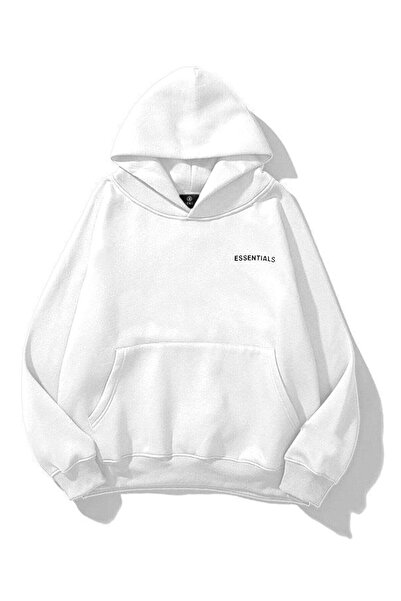 Trendiz Unisex 303 Essential Sweatshirt Beyaz