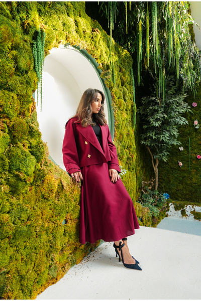 tugfashion Zayn mini trençkot takım