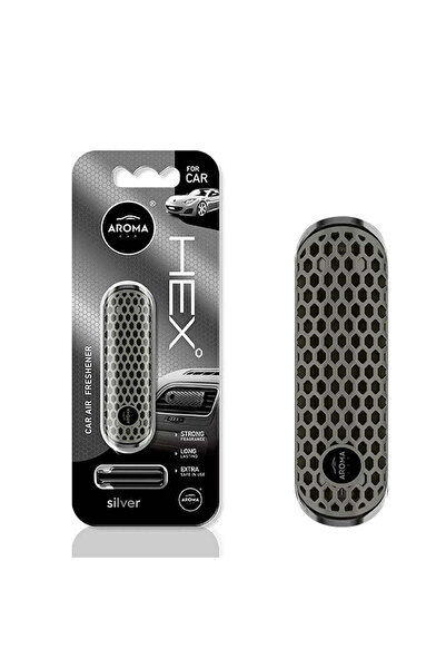 Aroma Car Hex Car Air Freshener - Silver Scent