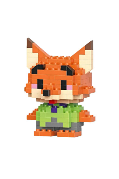 Bricks Nick Wilde 3d Yapboz Figür Seti