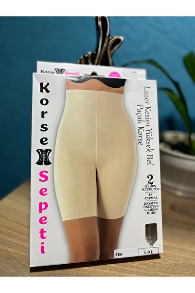 korse sepeti Women's Laser Cut High Waist Long Corset