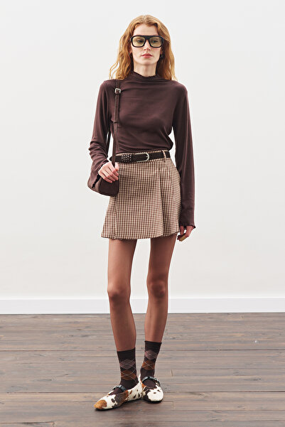 Manuka Anvelop Mini Skirt Plaid