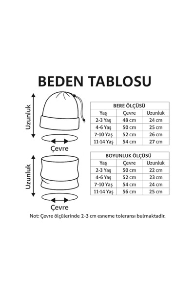 Homy Life Thermal Polar Winter Set of 2 – Drawstring Beanie & Neck Gaiter Scarf | Windproof Soft Balaclava Hat