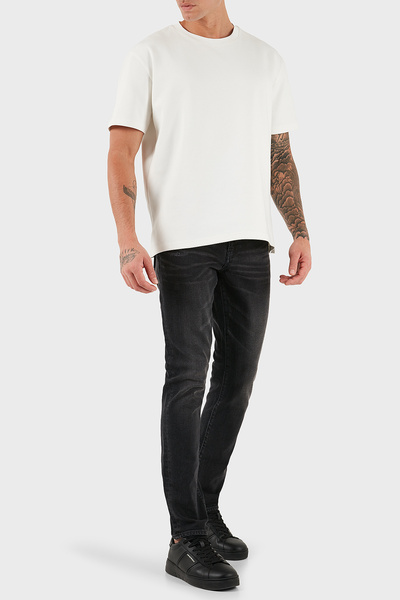 Armani Exchange Cotton Skinny Fit Regular Waist Jeans Men's Denim Pants Xm000070 Af1 9777 M8088