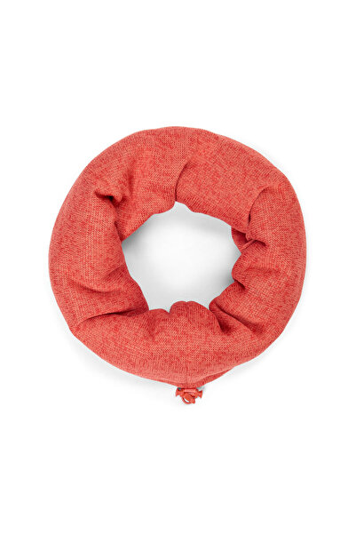 Tchibo Knitted Fleece Neck Warmer, Orange