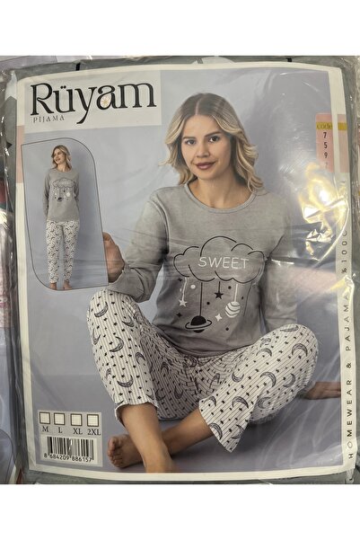 Rüyam Women's Long Sleeve Pajama Set