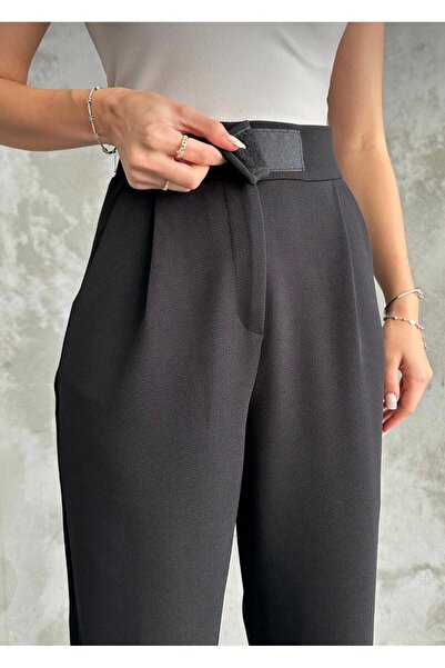 Butik Women's Lycra Velcro Closure Palazzo Pants