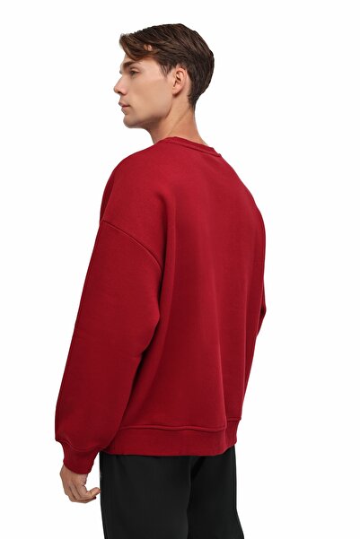 lumberjack Mb Ros 16Hs108 5Pr Claret Red Men's Sweatshirt
