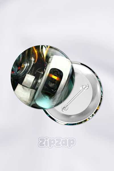 ZipZap مجموعة شارات زينة لألعاب الفيديو من بورتال 2 جلادوس (قطعة واحدة)