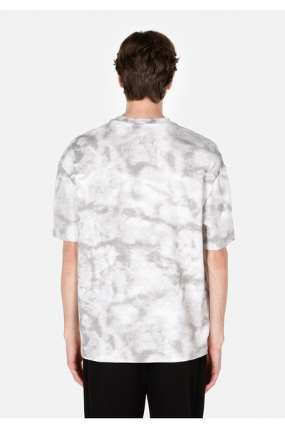 Colin's oversized Ανδρικό μπλουζάκι με κοντό μανίκι σε γκρι χρώμα με τύπωμα