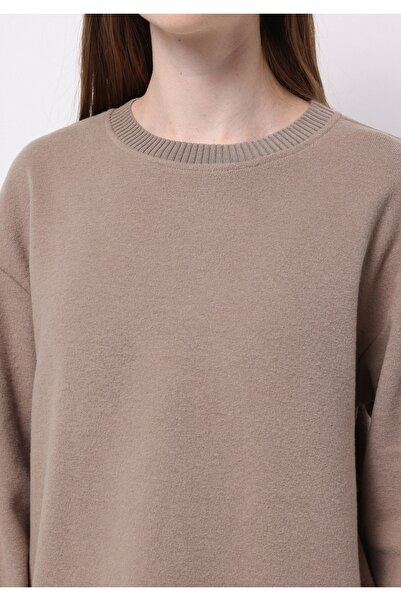 Colin's Γυναικείο μπλουζάκι με στρογγυλή λαιμόκοψη κανονική εφαρμογή σε μπεζ χρώμα