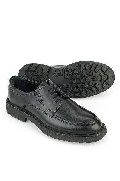 Ziya , Men's Genuine Leather Shoes 1531007Z4203 Black