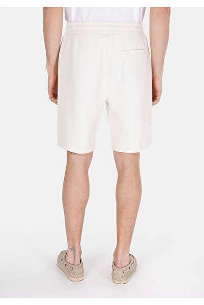 Colin's Regular Fit Mid Waist Plain Men's Stone Shorts
